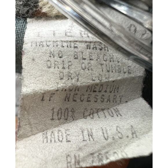 Bushlan Men’s Long Sleeve Button Front Vintage (89) Hunting Shirt Green Large - Picture 7 of 12